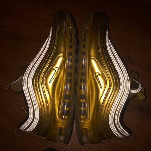 men's nike air max 97 gold medal casual shoes
